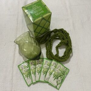 Vintage 1970'S Avon Bath Garden Hanging Planter W/CRYSTALS‎ Retro Boho Gift NEW